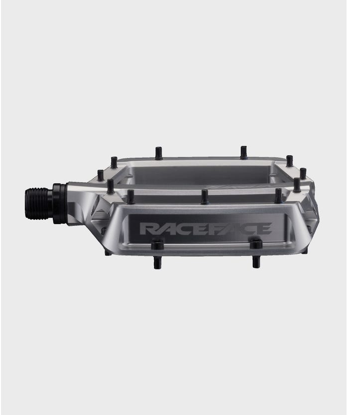 Race Face Turbine Pedals Silver Side