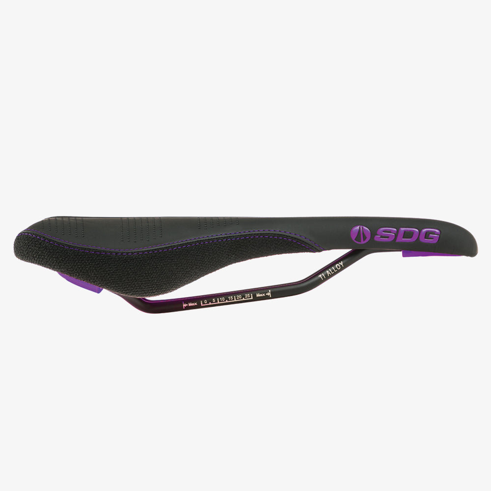 SDG Radar Ti-Alloy Saddle Purple