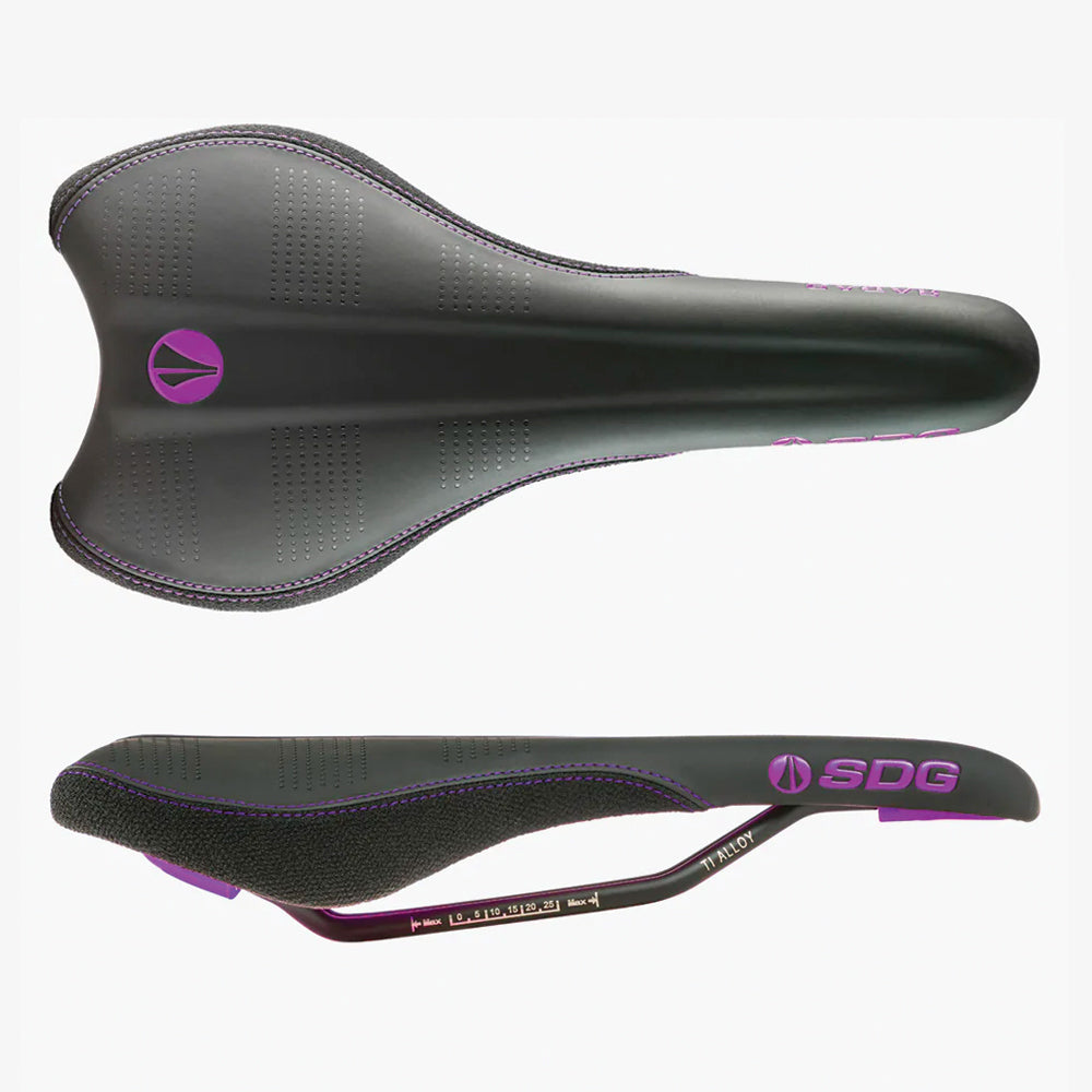 SDG Radar Ti-Alloy Saddle Purple