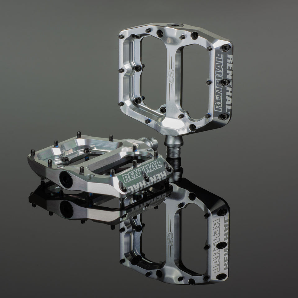 Renthal Revo-F Pedals Silver