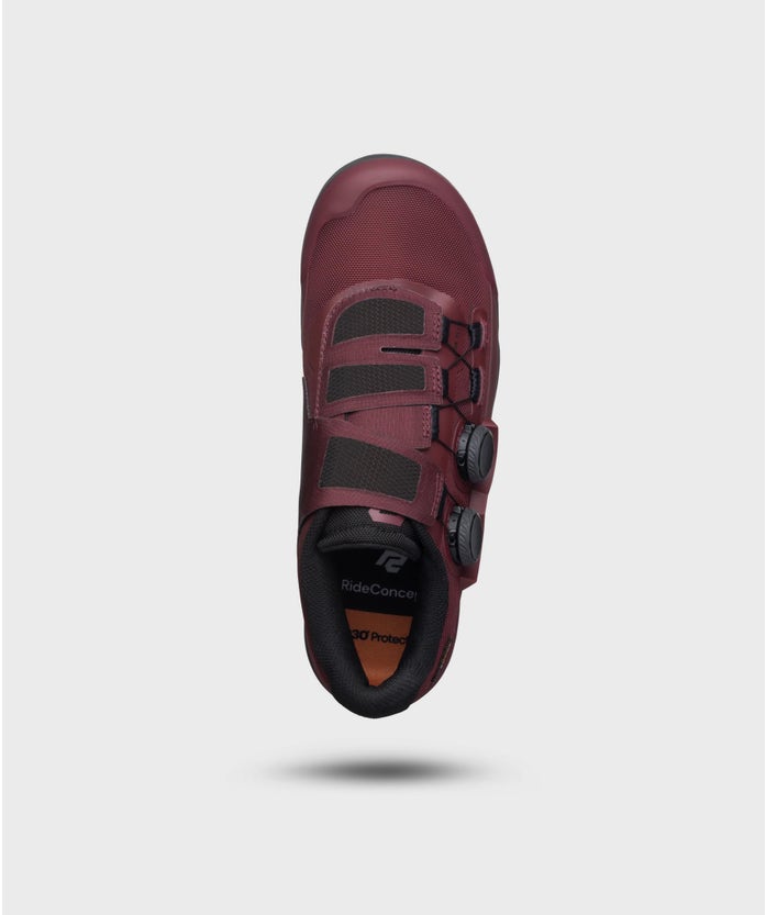 Ride Concepts Hellion Elite BOA Men's Flat Shoes Crimson Top