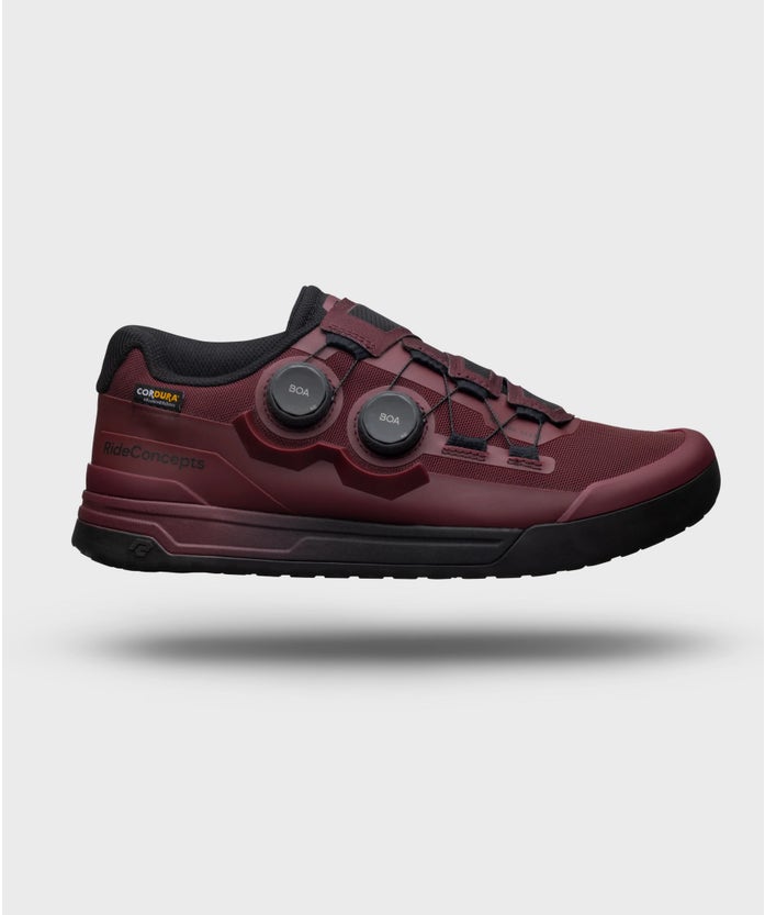 Ride Concepts Hellion Elite Clip BOA Men's Shoes Crimson 