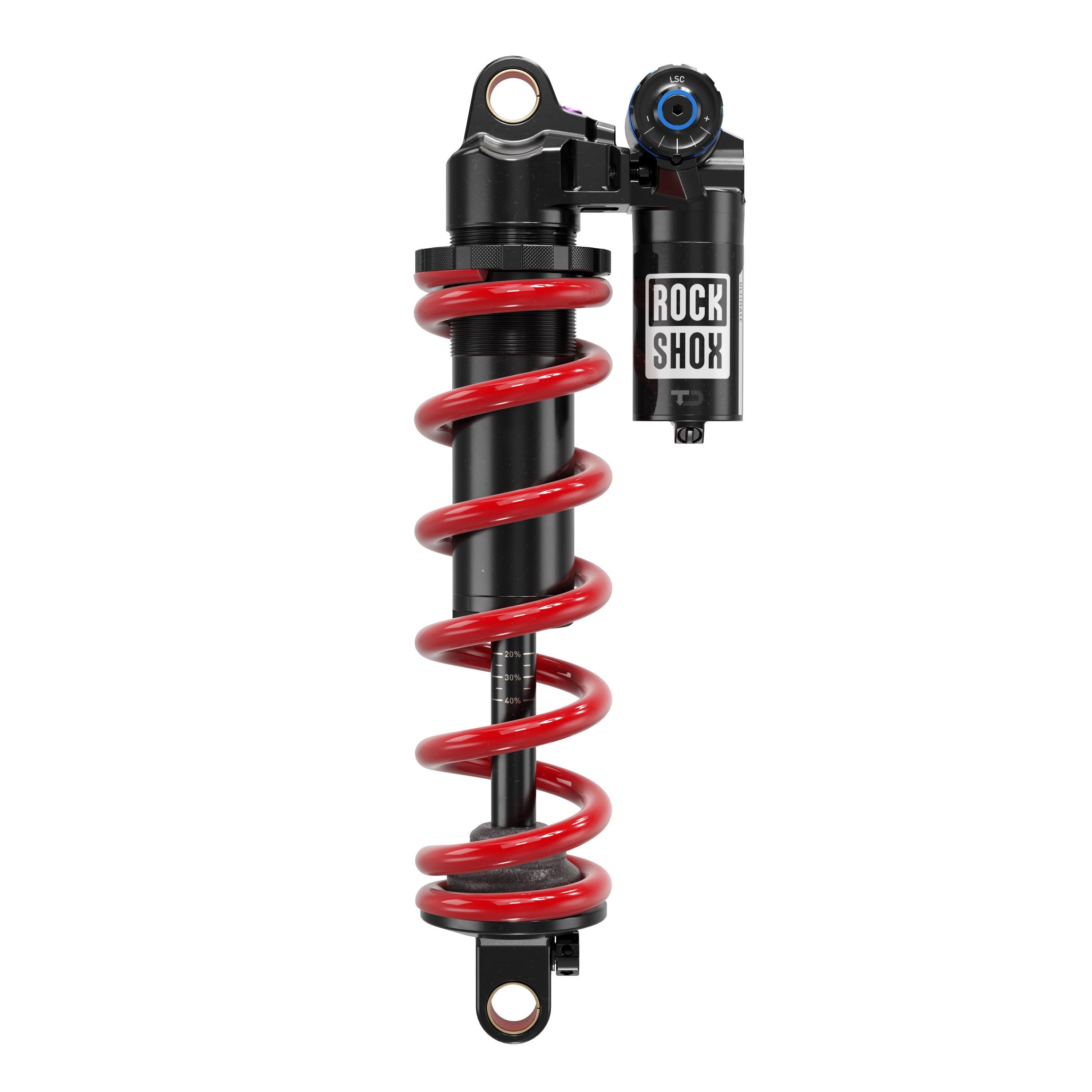 RockShox Rear Shock Vivid Coil Ultimate RC2T Standard Eyelet Side