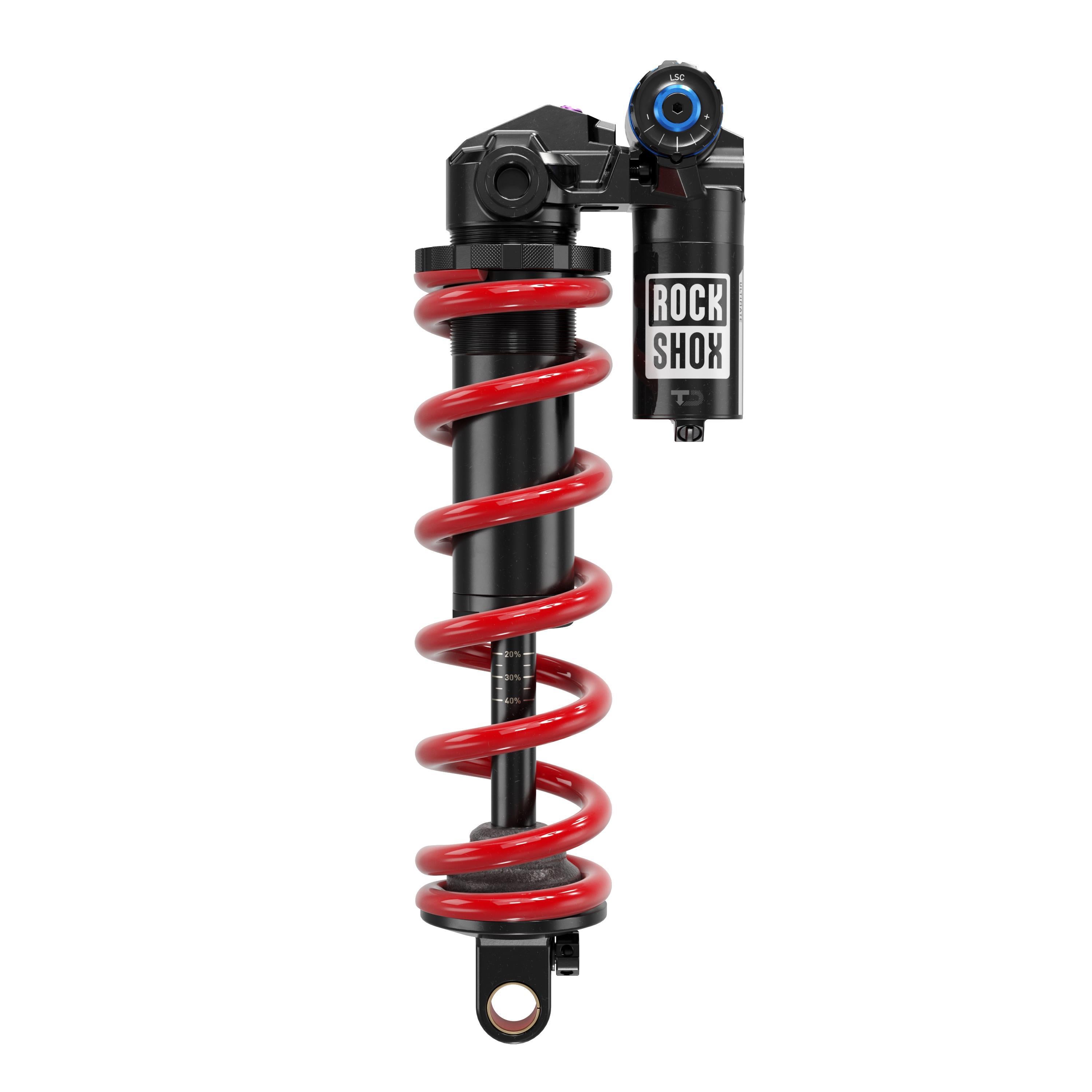 RockShox Rear Shock Vivid Coil Ultimate RC2T Standard Trunnion Side