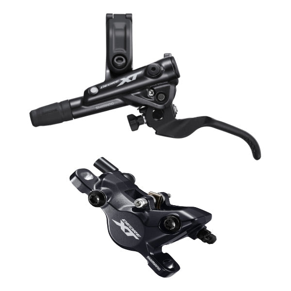 Shimano BR-M8100/BL-M8100 XT Bled Brake Lever/Post Mount calliper Left