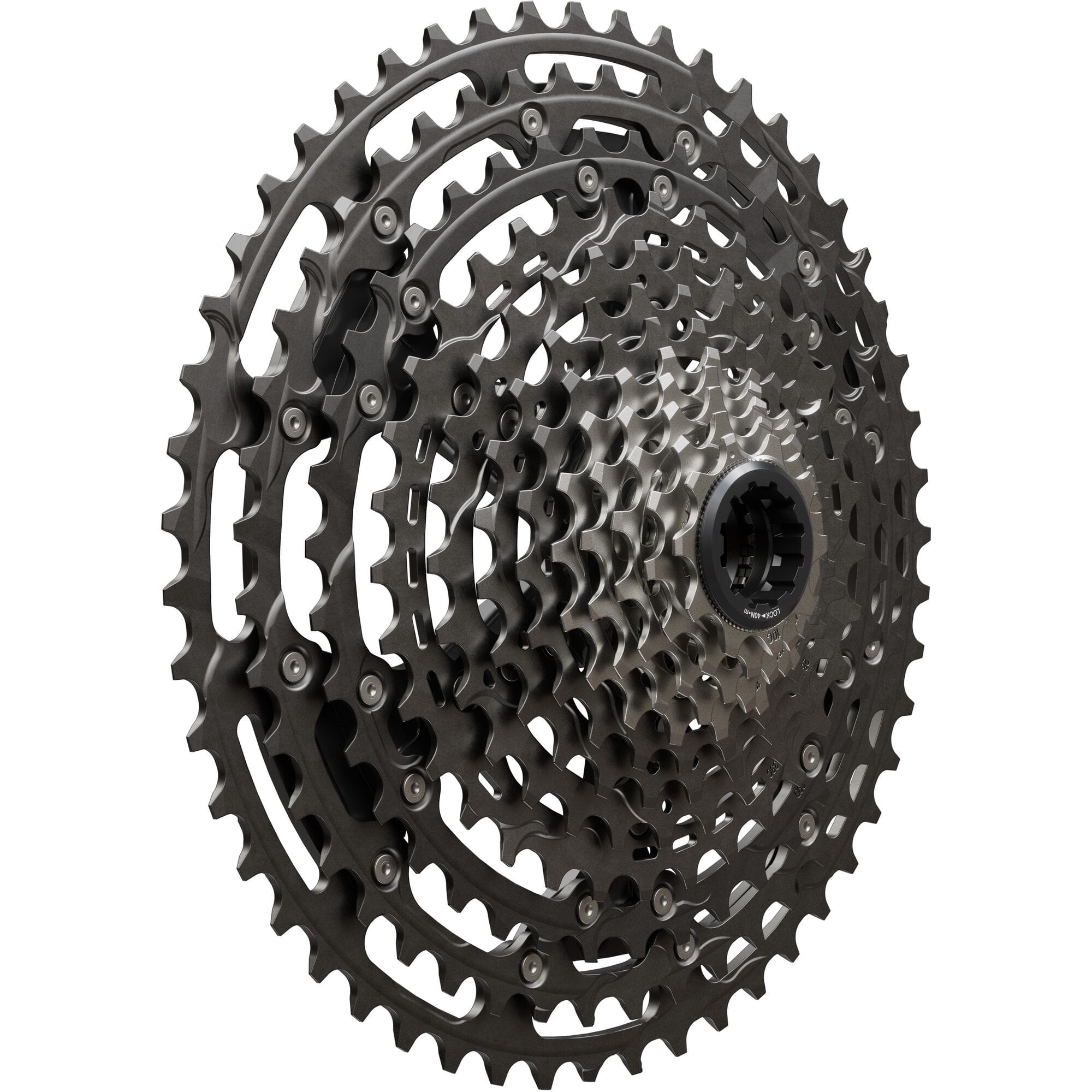 Shimano XTR Cassette 12 Speed 10-51T Angled View