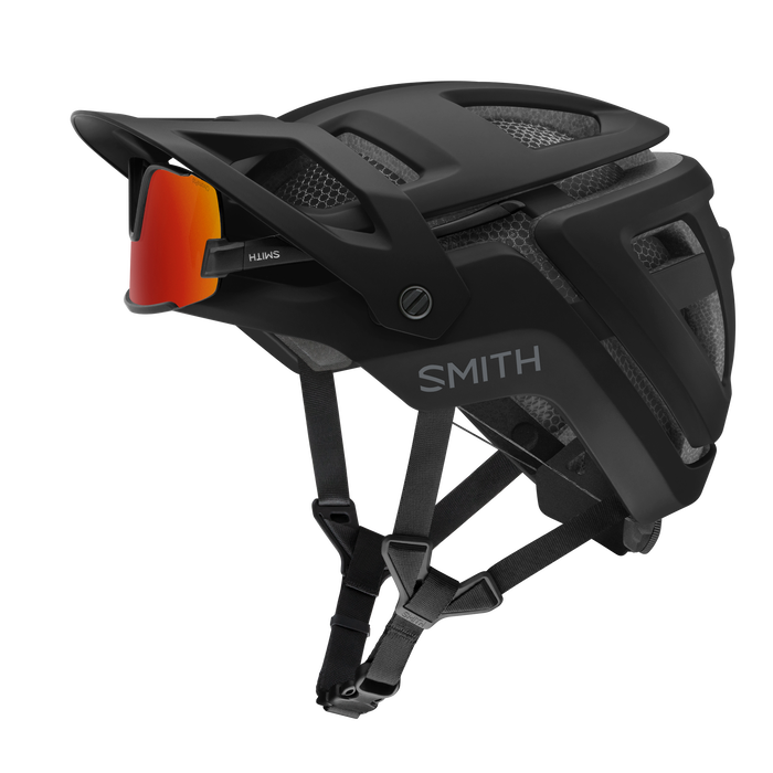 Smith Forefront 3 MIPS Matte Black With Glasses Front