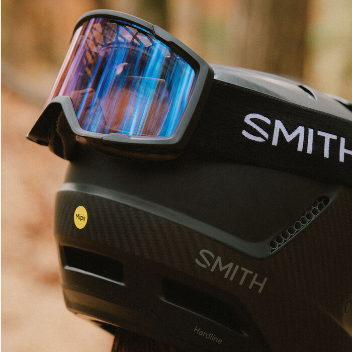 Smith Hardline Carbon MIPS Goggles On Rear