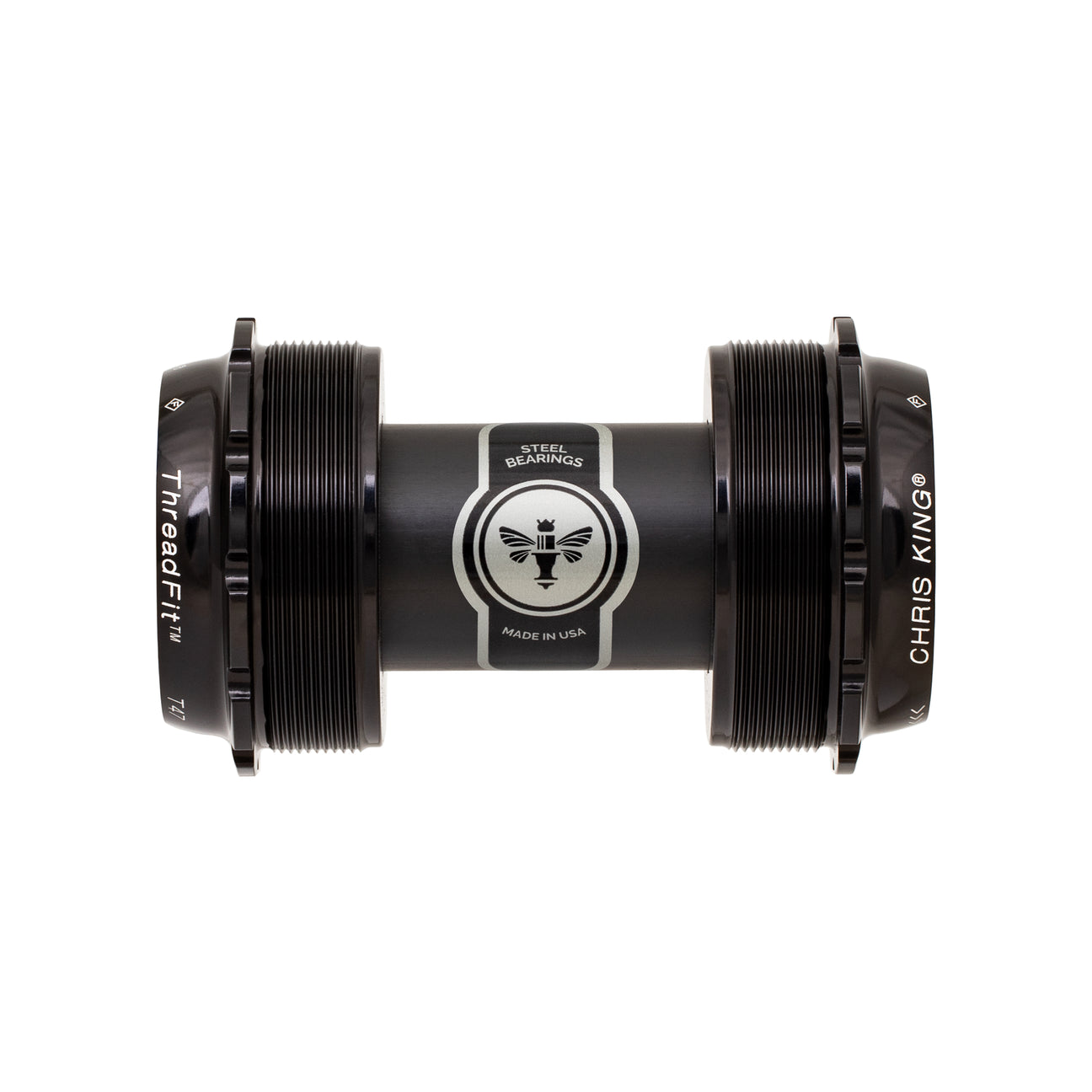 Chris King T47 24 bottom bracket in black