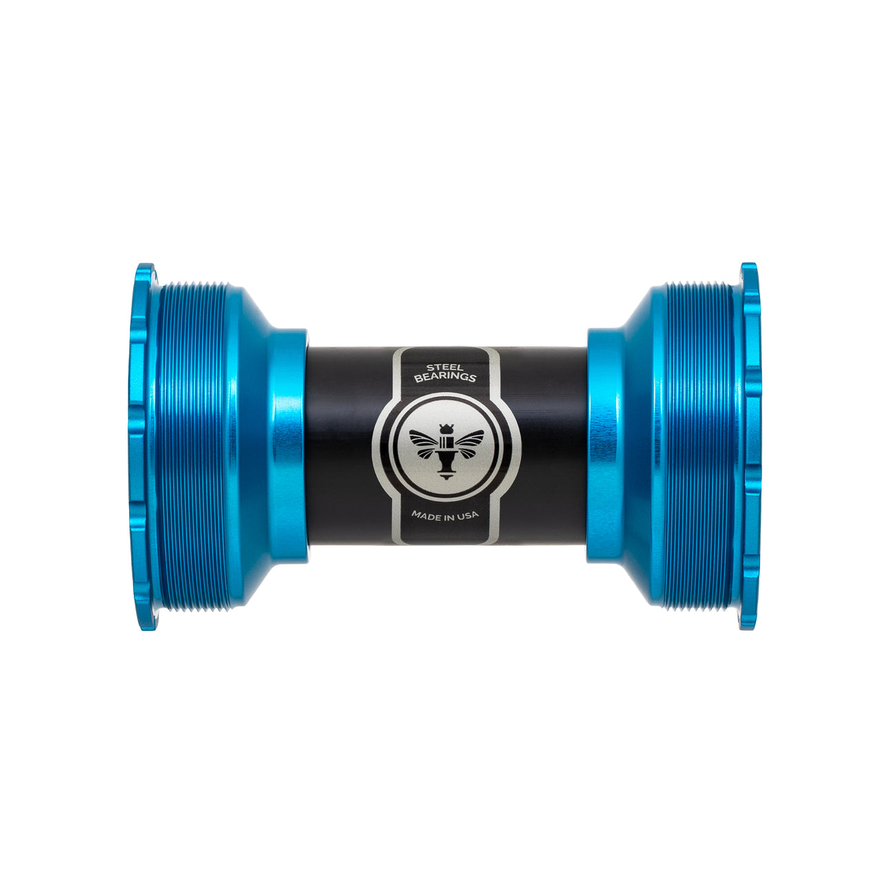 Chris King T47 24mm bottom bracket in matte turquoise