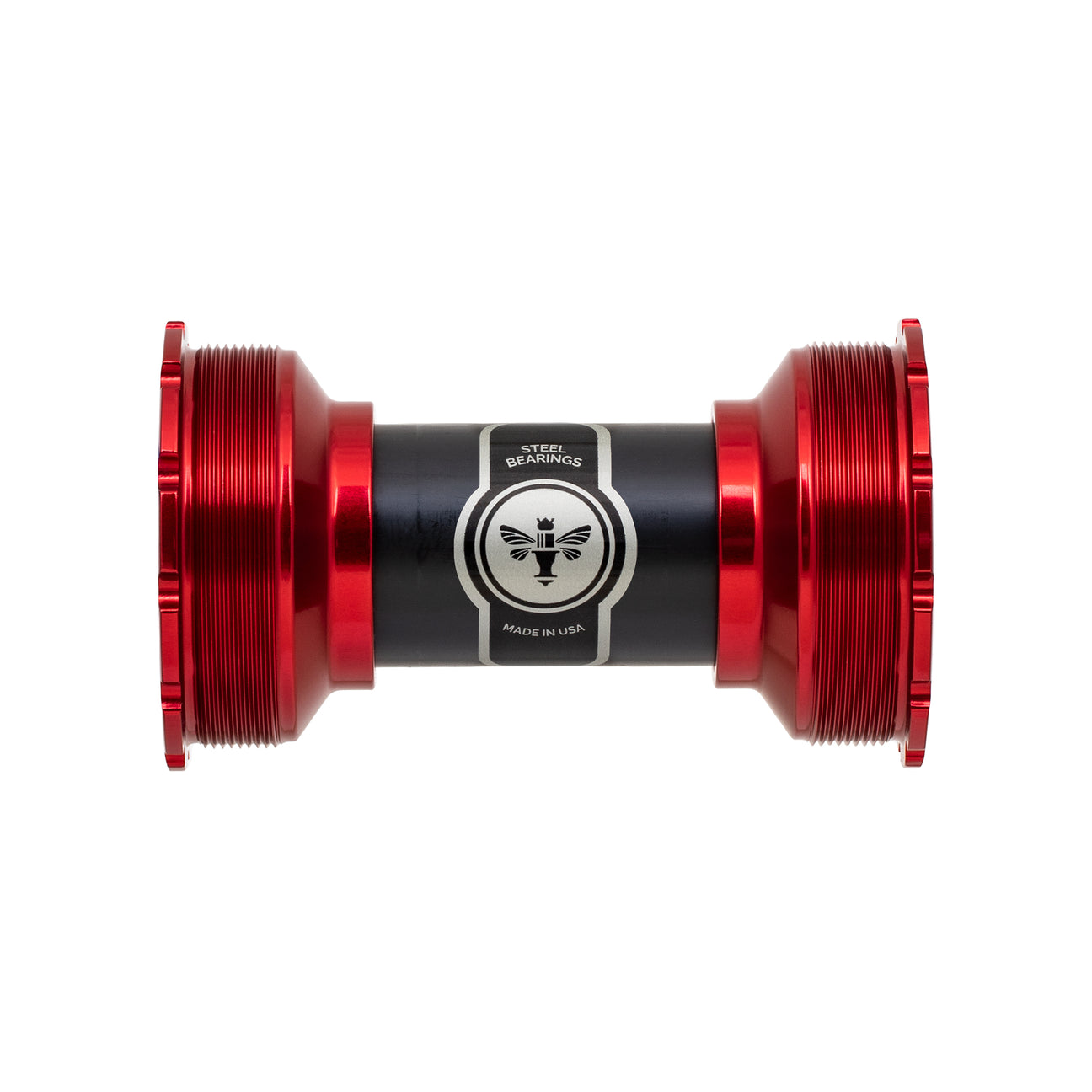 Chris King T47 24mm bottom bracket in red