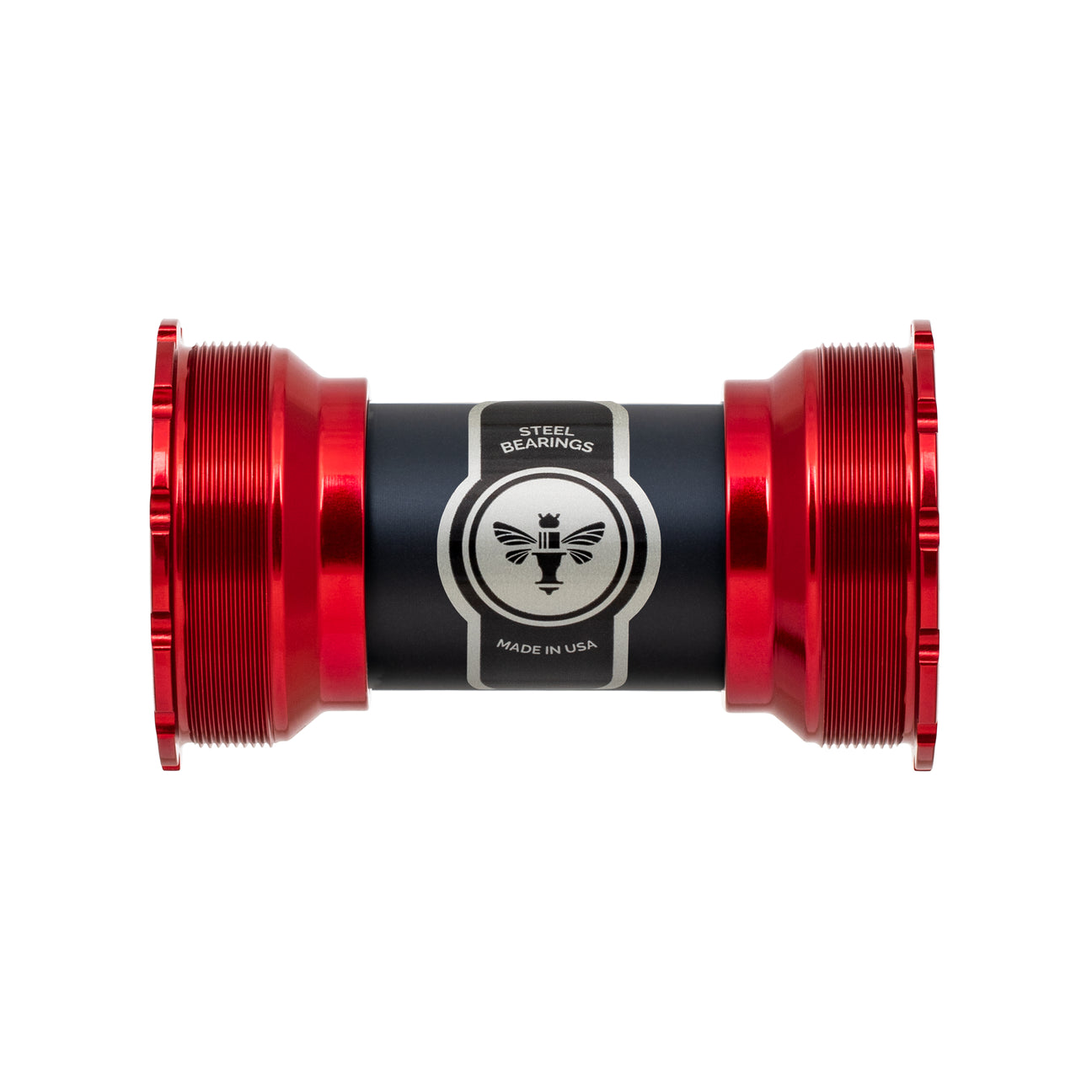 Chris King T47 30mm bottom bracket in red