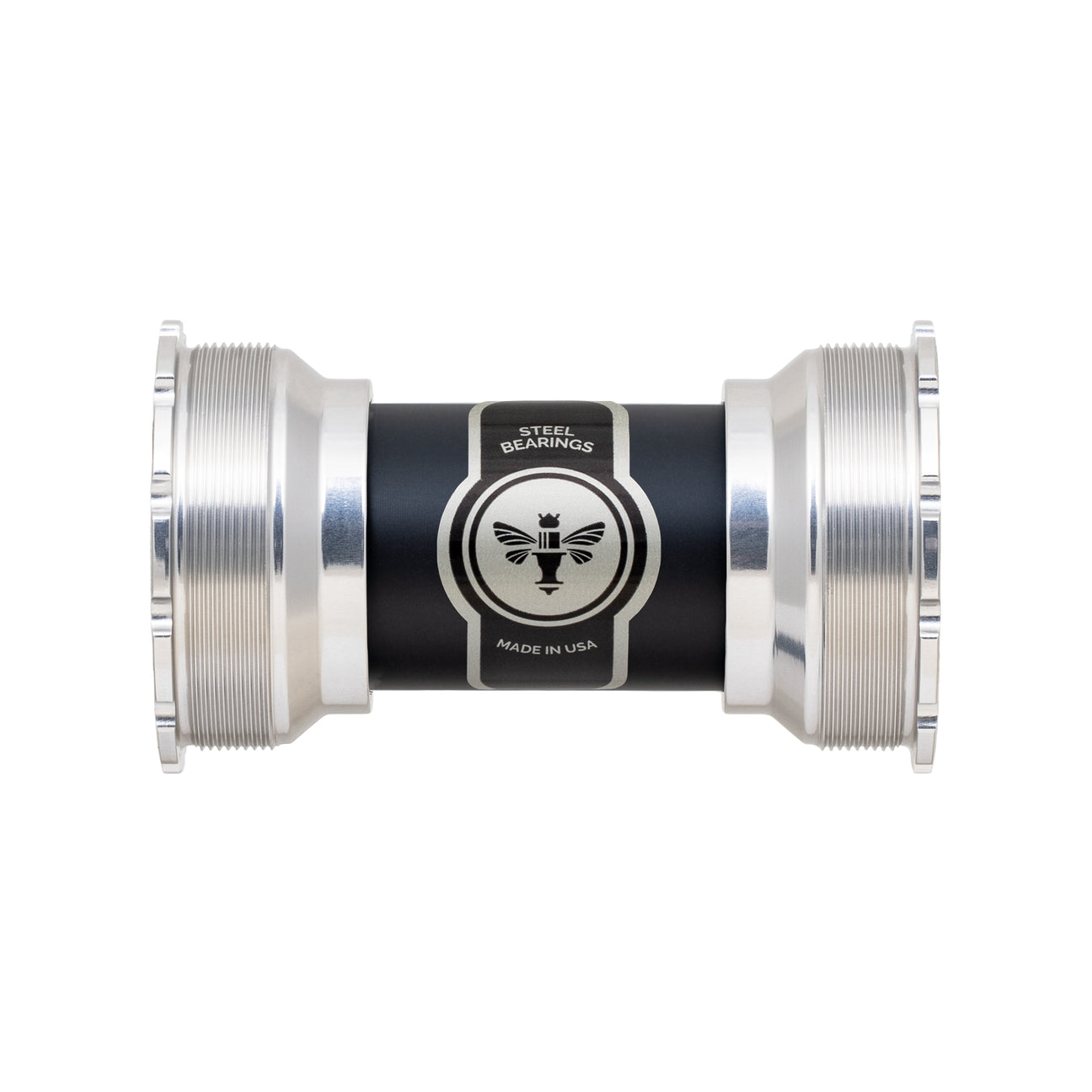 Chris King T47 30mm bottom bracket in silver