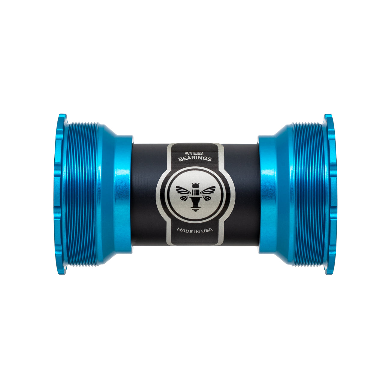 Chris King T47 30mm bottom bracket in turquoise