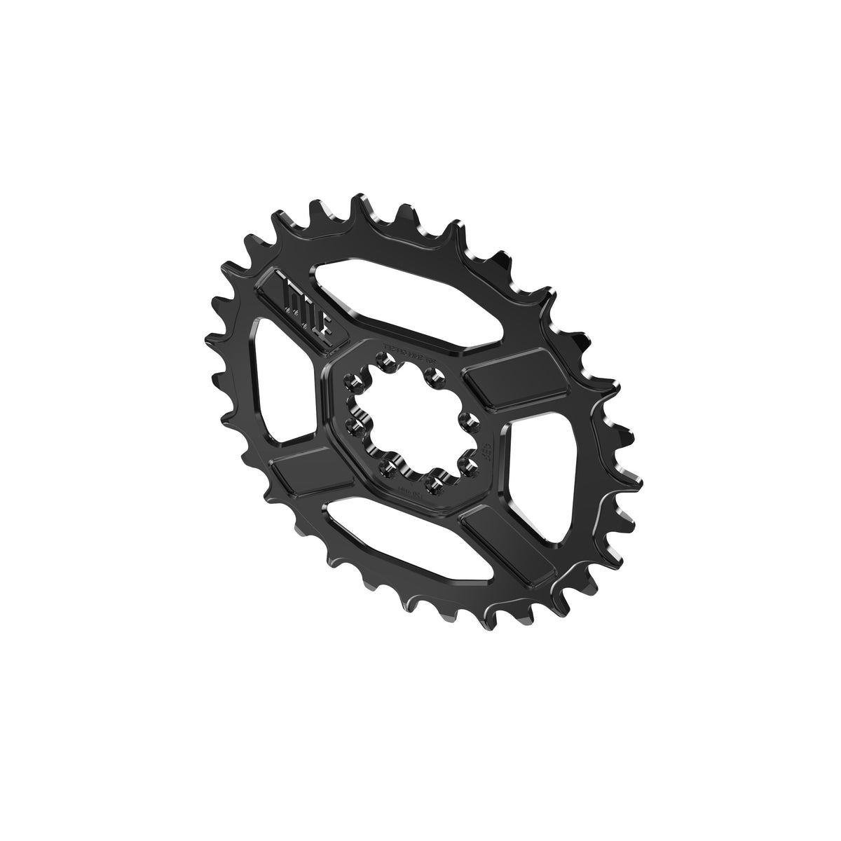 TITLE MTB CR1 8 Bolt Variable Chainring Black
