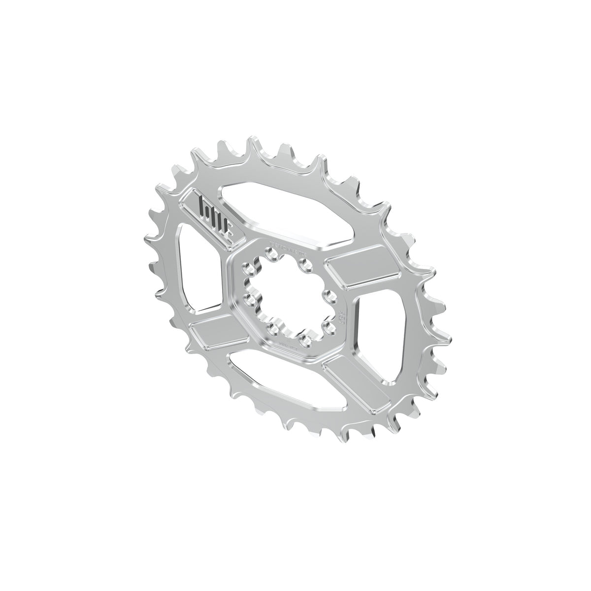 TITLE MTB CR1 8 Bolt Variable Chainring Silver
