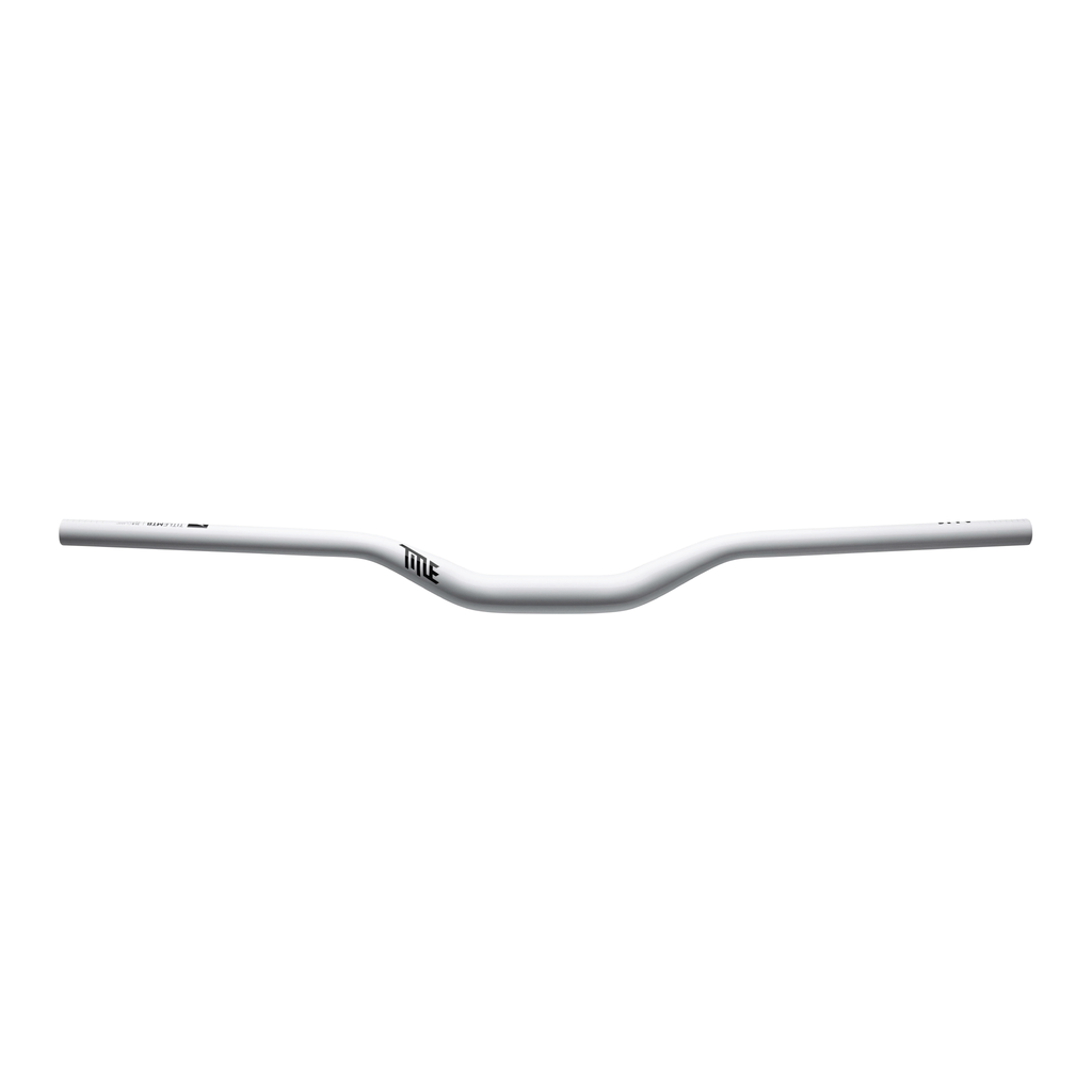 Title AH1 31.8 Handlebars Glossy White 38mm