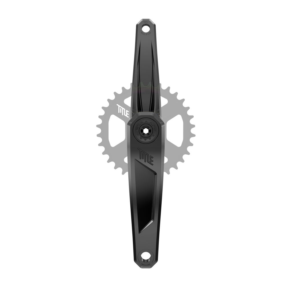 Title CR1 Crankset Black Front