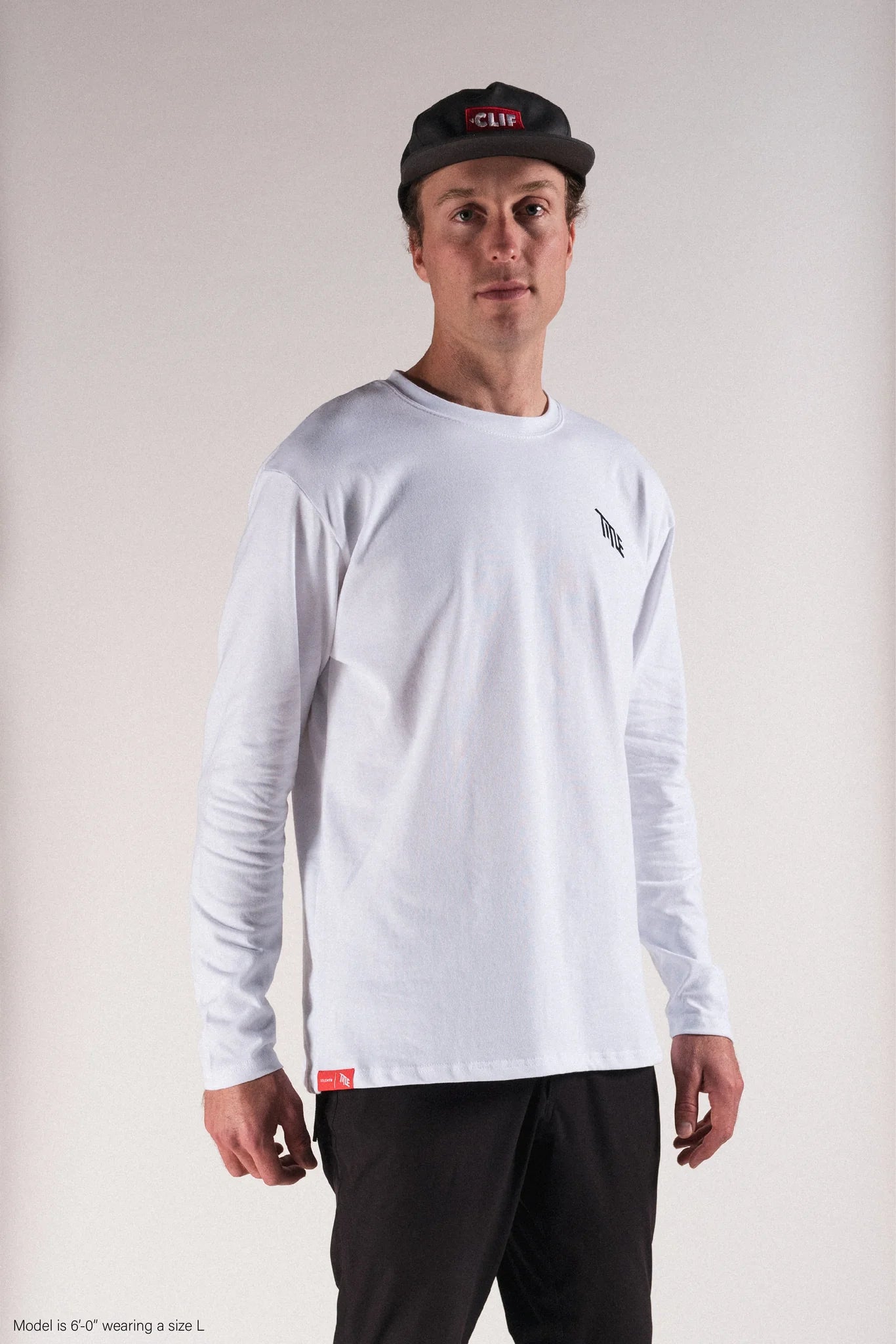 Title Midweight Long Sleeve Shirt white front