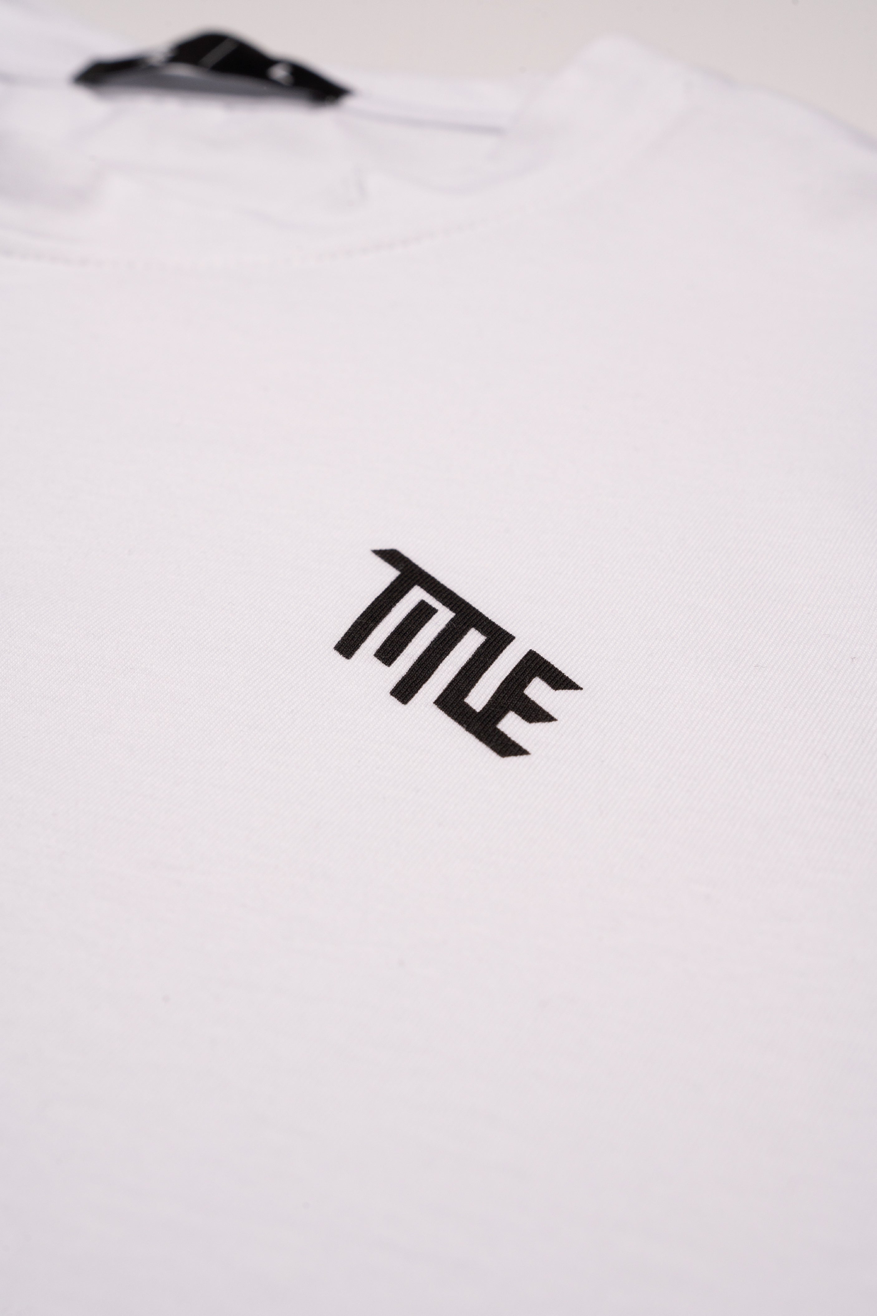 Title MTB Logo T-Shirt White Close