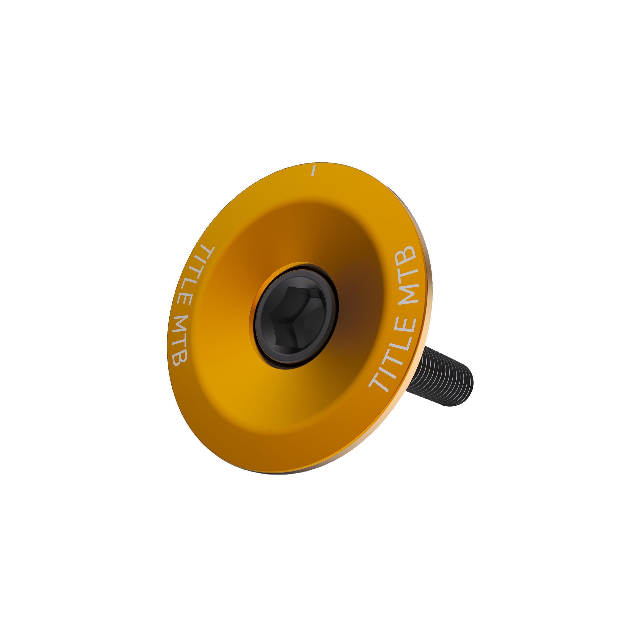 Title Top Cap and Bolt Gold