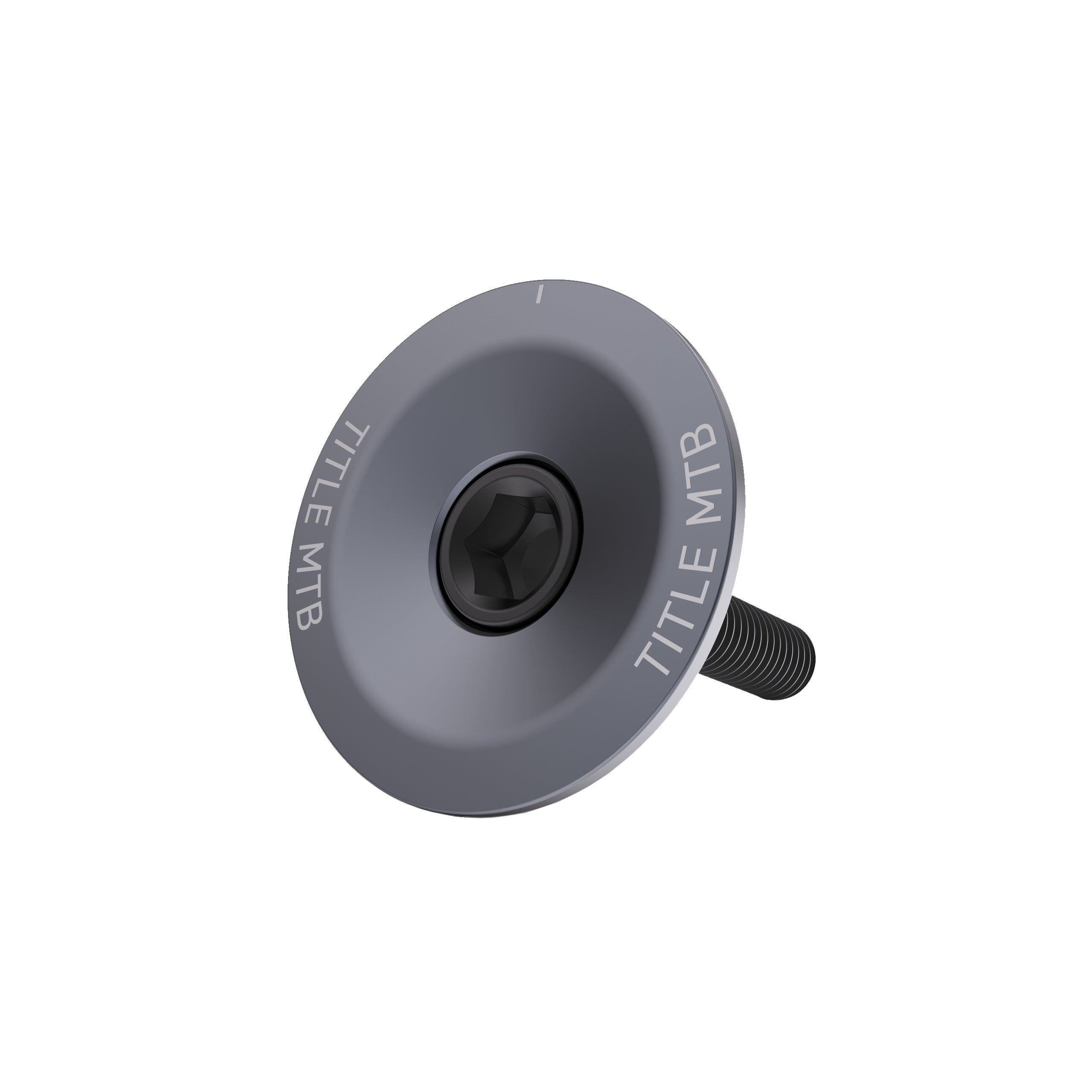 Title Top Cap and Bolt Grey
