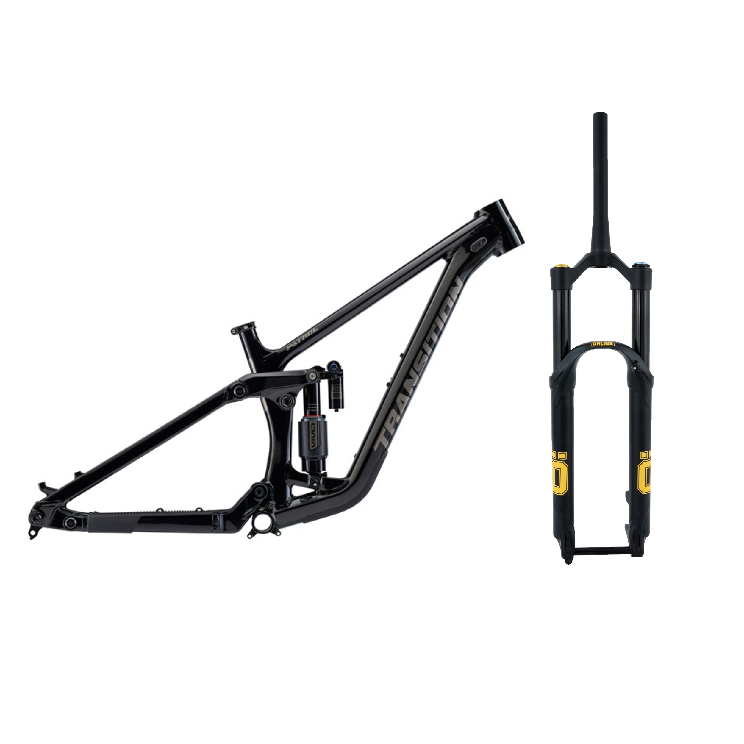 Transition Patrol Alloy Frame FREE Ohlins RXF38s Stargazer Black