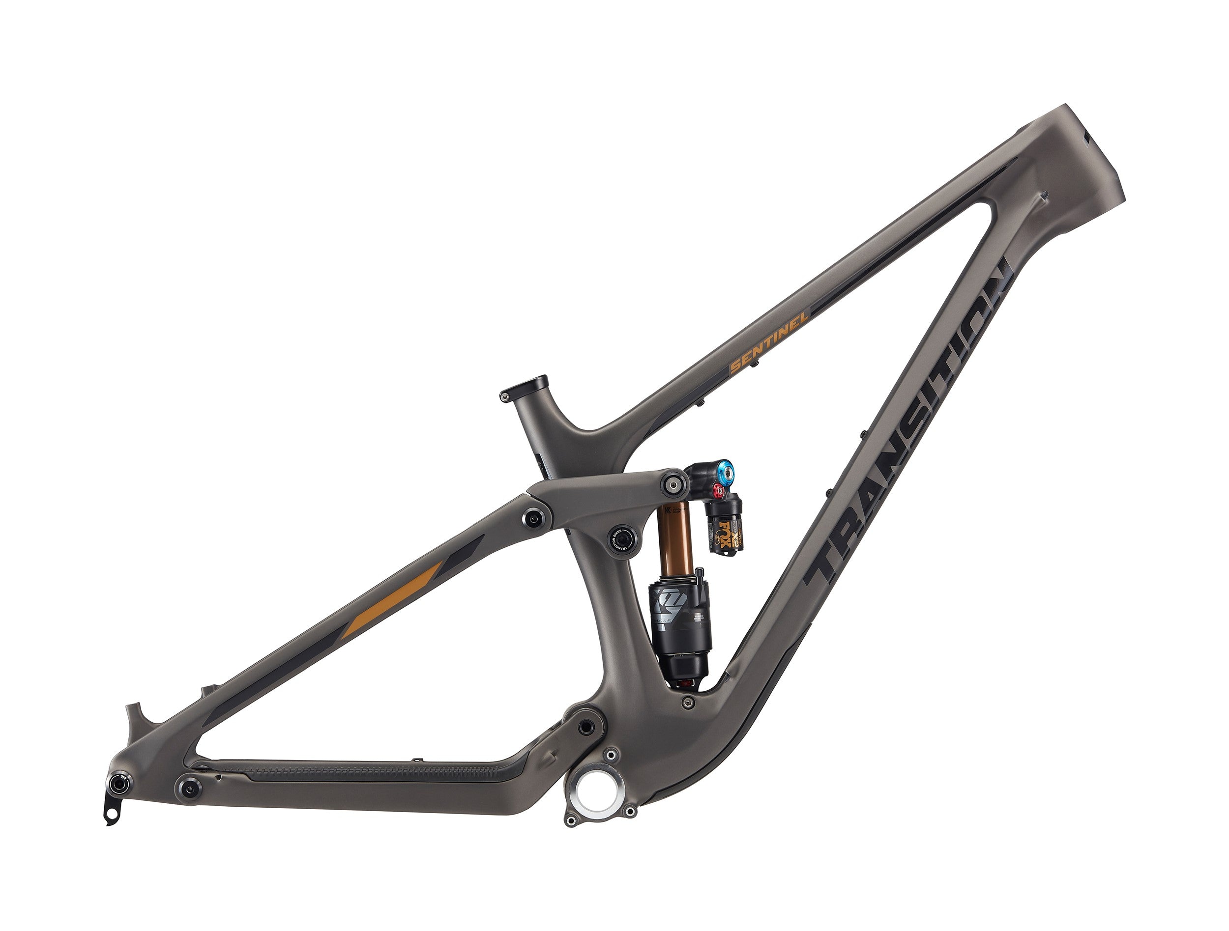 Transition sentinel frame in black powder colour