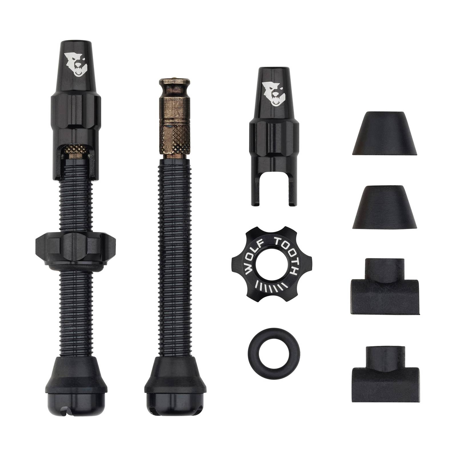 Wolf Tooth Tubeless Valve Kit for Clik Valve black