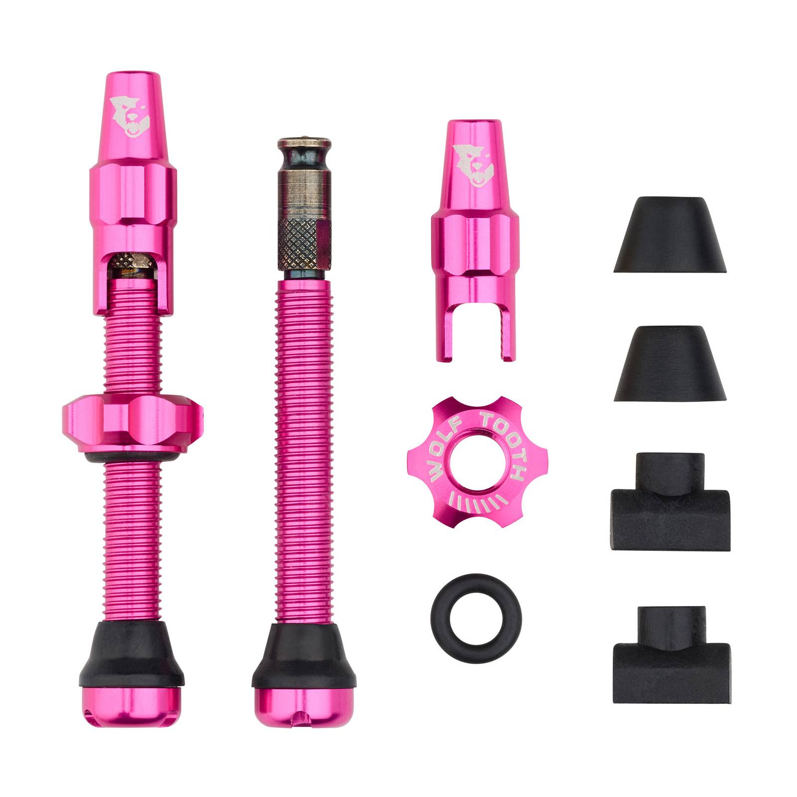 Wolf Tooth Tubeless Valve Kit for Clik Valve Pink