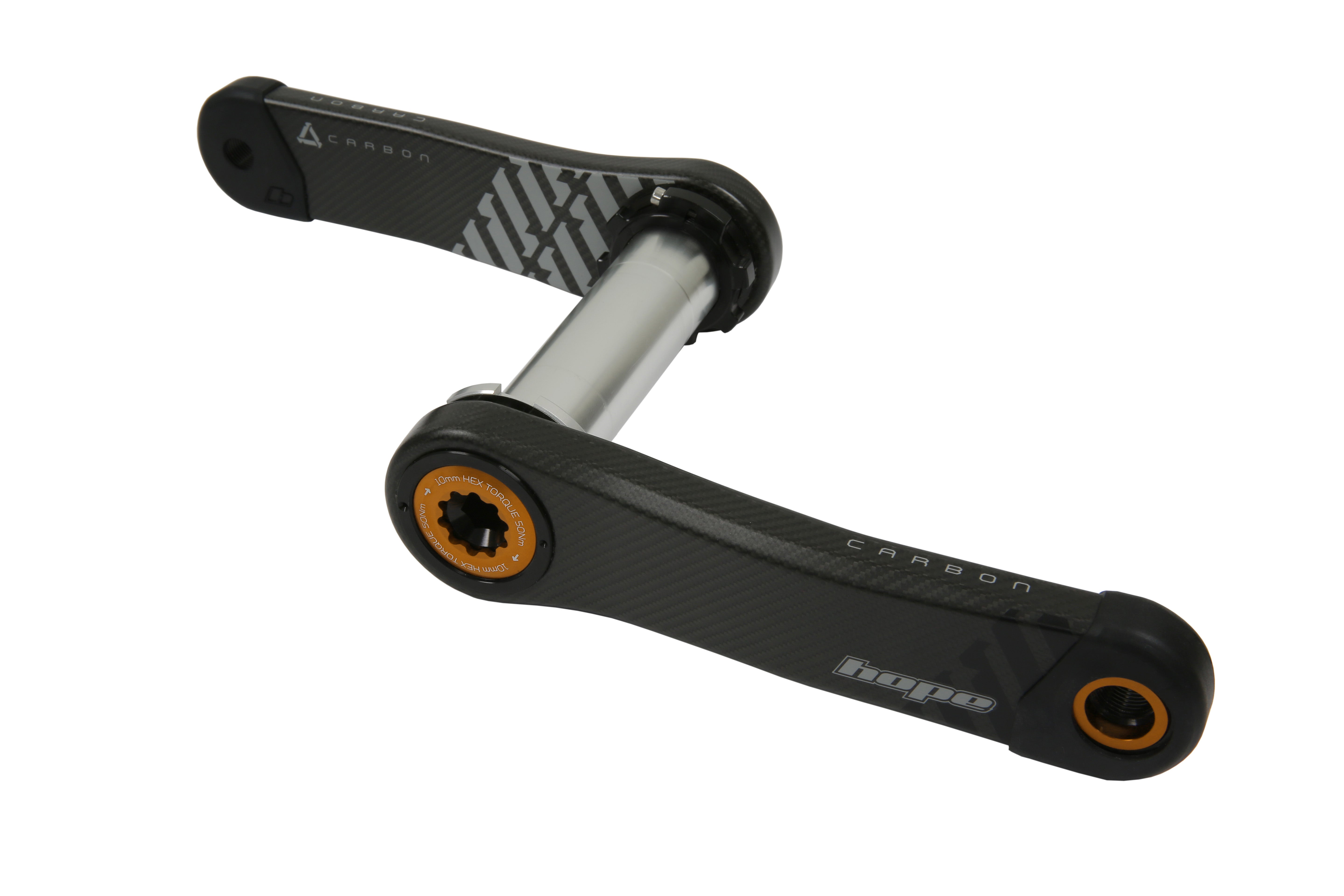 Hope Carbon Crankset 68/73mm Orange