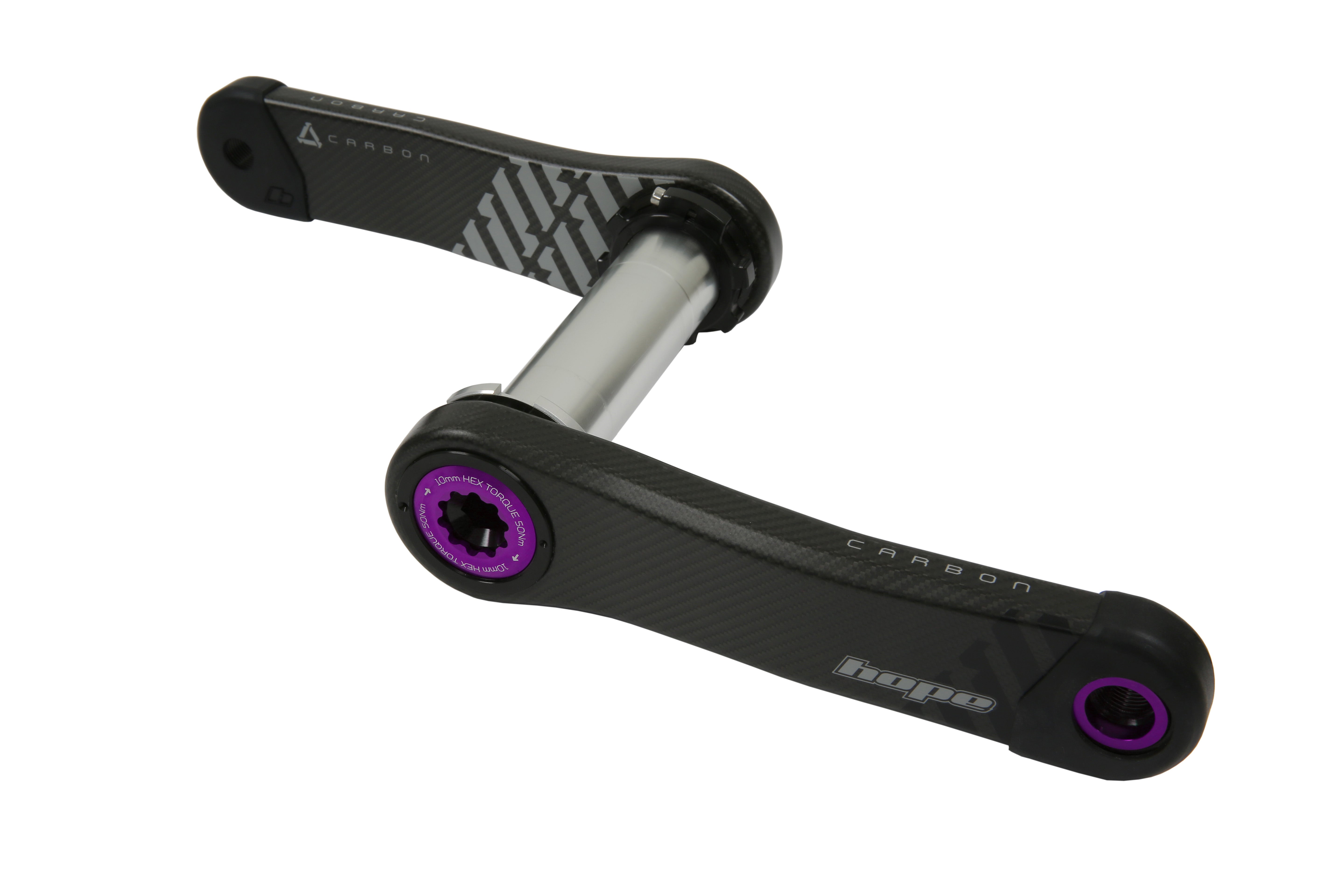 Hope Carbon Crankset 68/73mm Purple