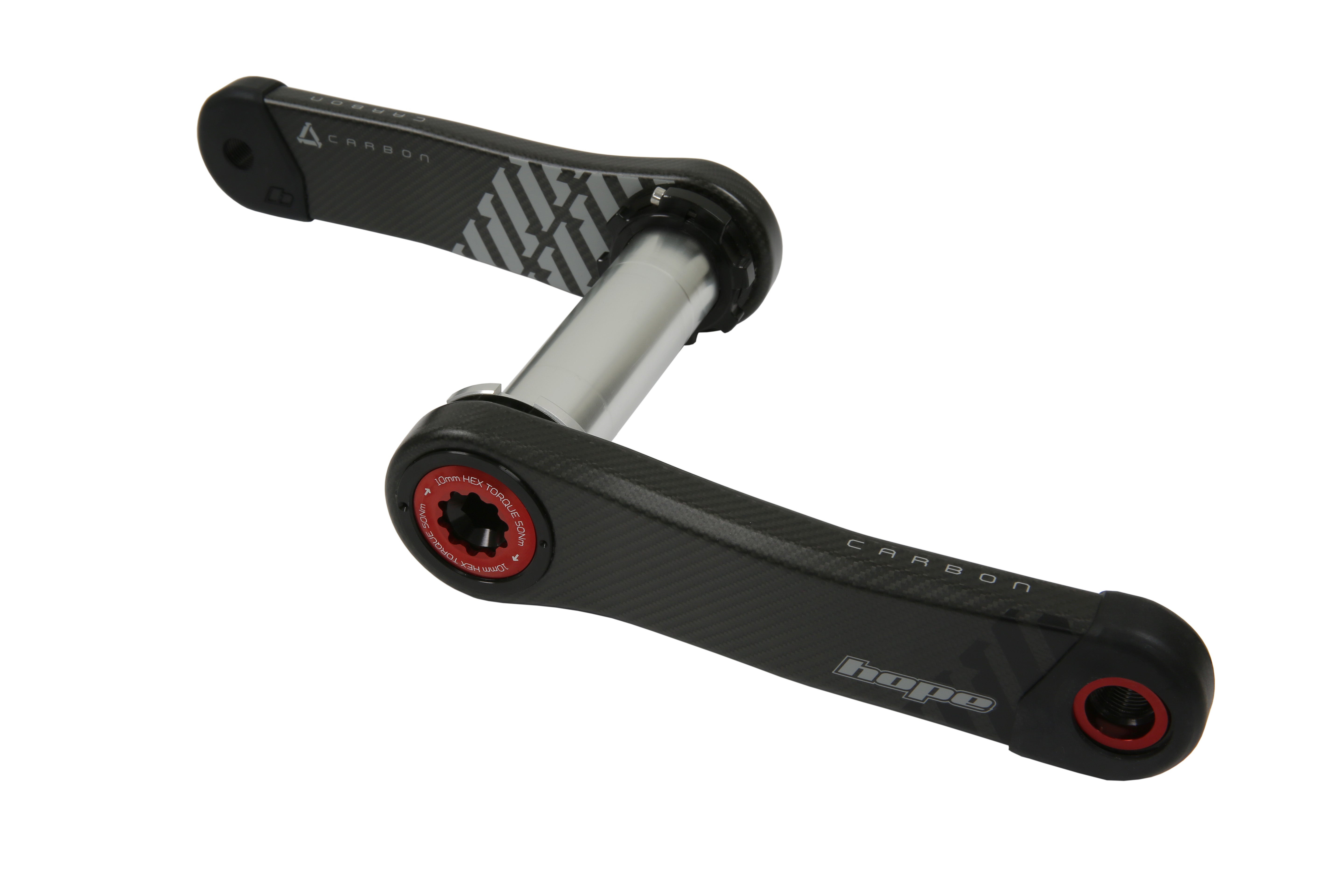 Hope Carbon Crankset 68/73mm Red