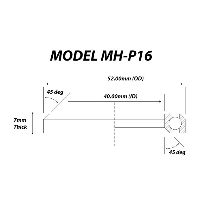 P16 Black Oxide Bearing