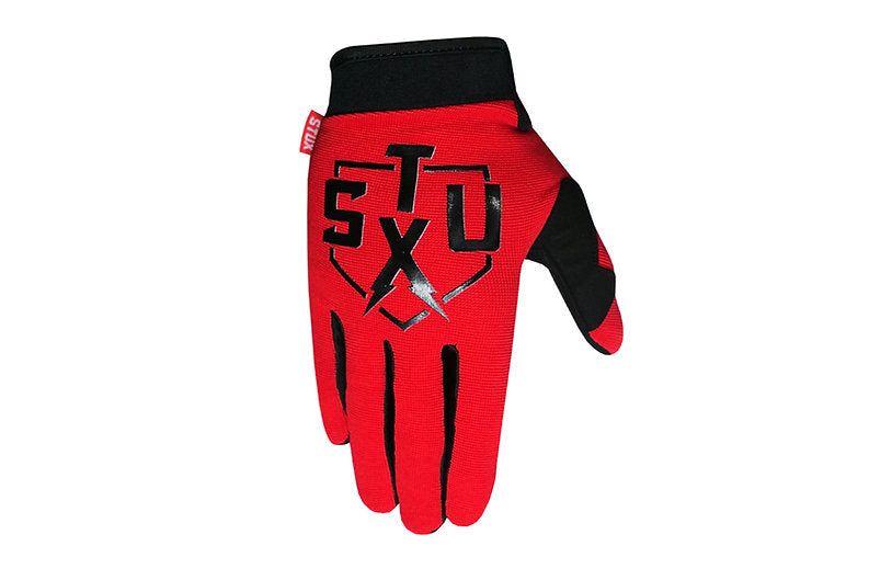 STUX 'SHIELD' RED Gloves