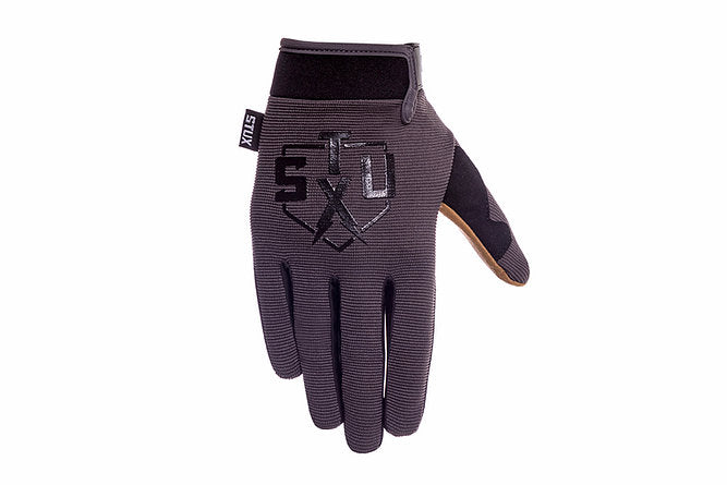 Shield Grey Stux Gloves