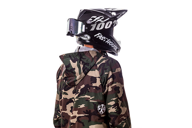 Stux Camo Windbreaker Jacket