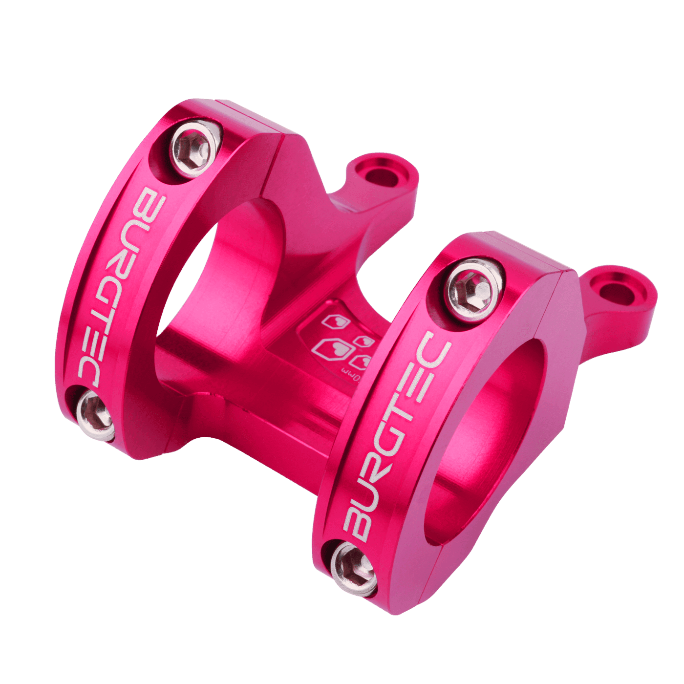 burgtec dm mk3 stem 35mm clamp toxic barbie pink