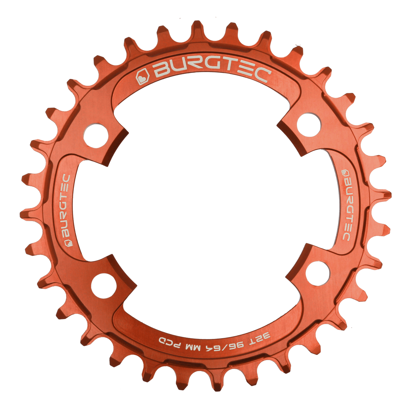 Burgtec 96/64mm PCD thick thin chainring Kash Bronze