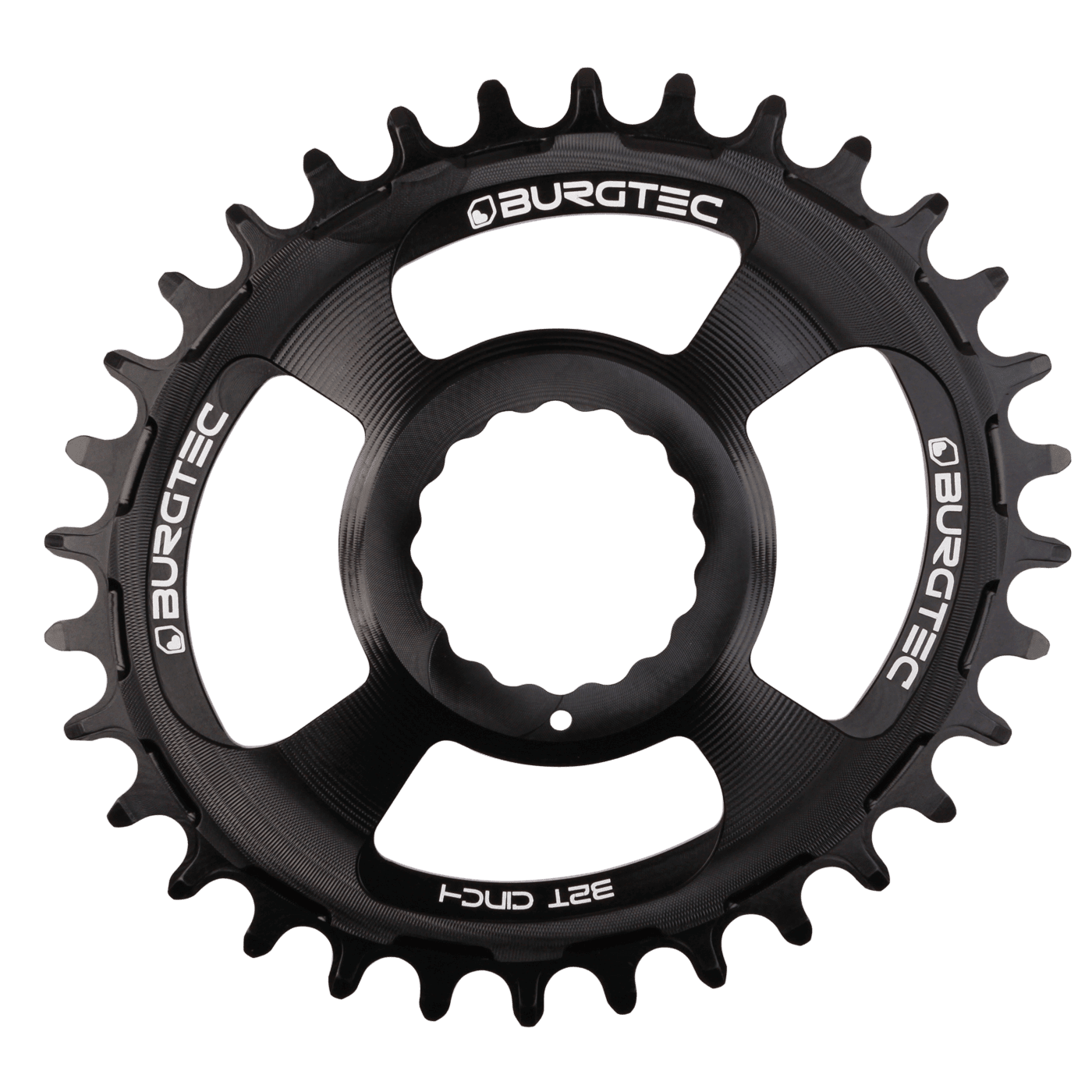 Burgtec OVAL Cinch Thick Thin Chainring black