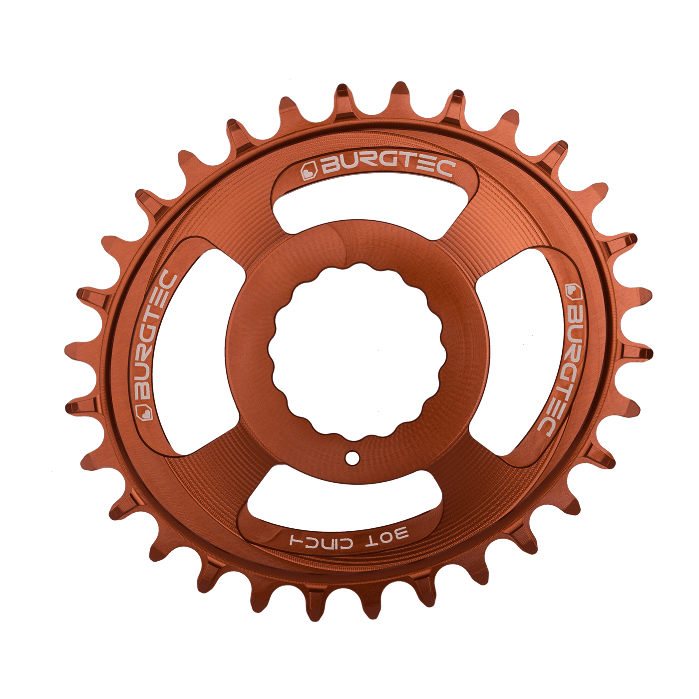 Burgtec OVAL Cinch Thick Thin Chainring Kash Bronze