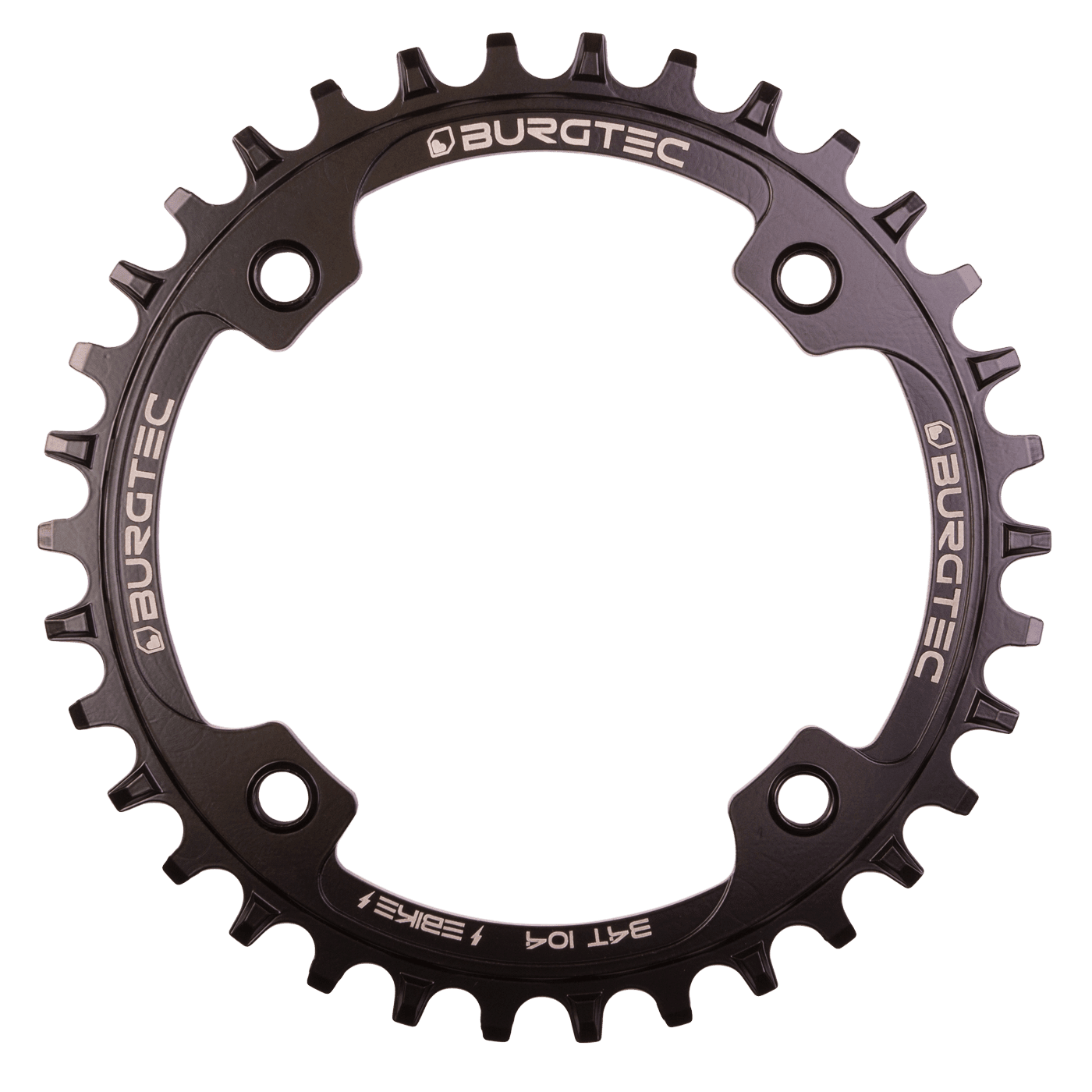 Burgtec E-Bike Steel Thick Thin Chainring black 34t