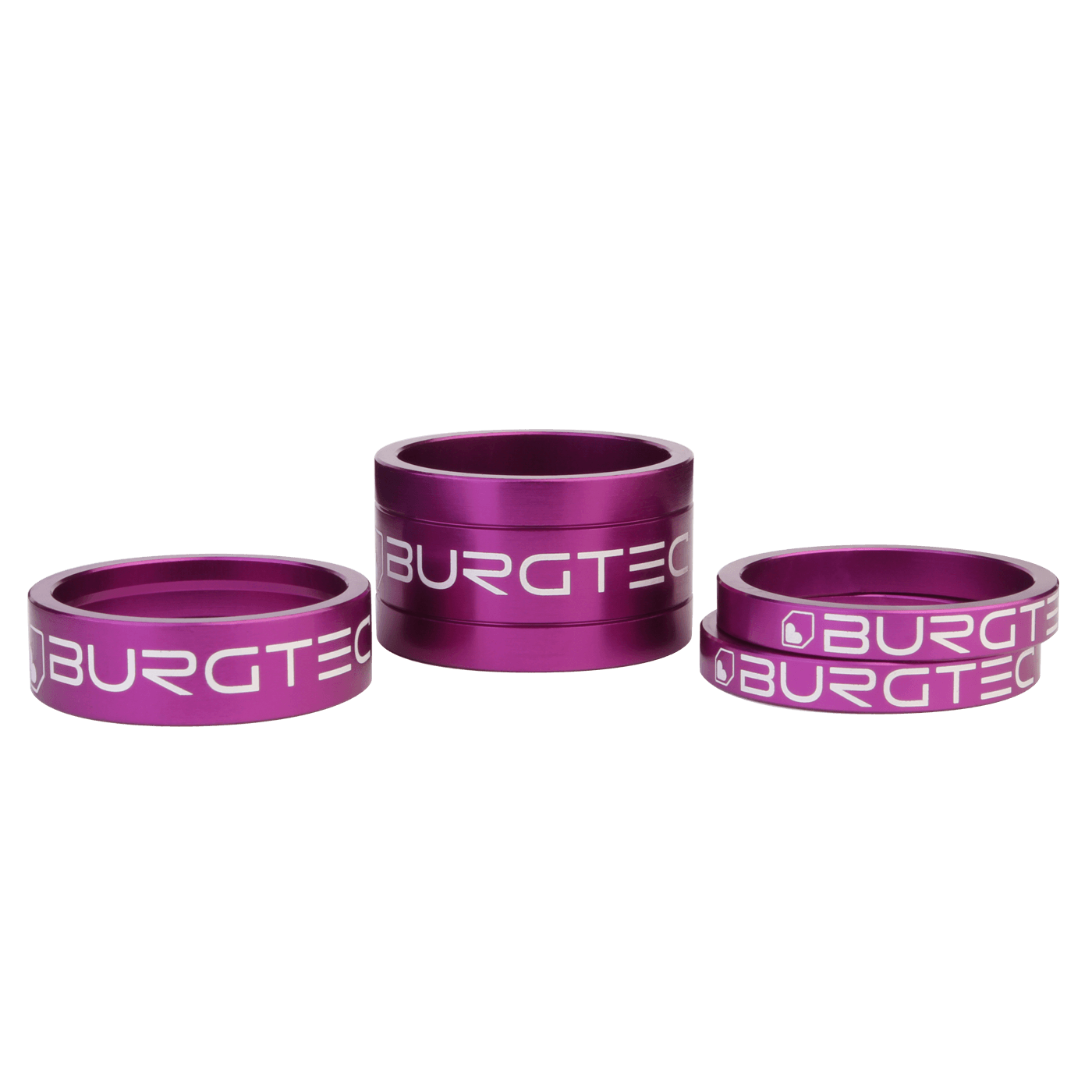 Burgtec stem spacers purple rain