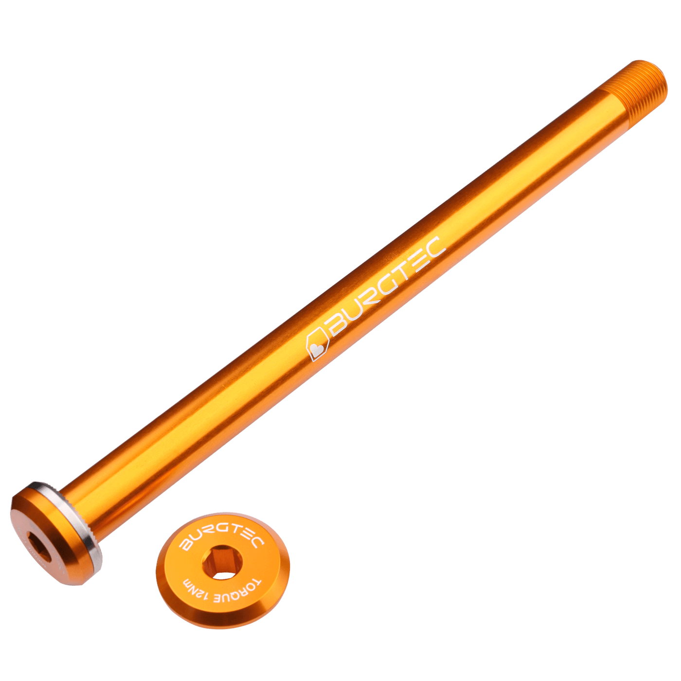 Orange Santa Cruz Axle