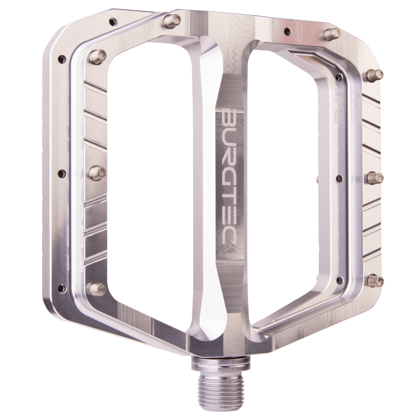 Burgtec pedals mk5 penthouse rhodium silver