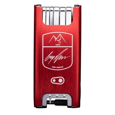 Crankbrothers F15 multi tool greg minnaar special edition red