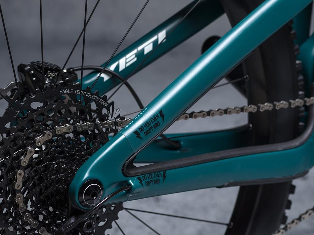 Dyedbro clear frame protection yeti rear triangle