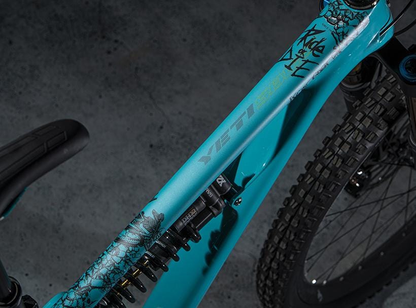 Dyedbro ride or die protection top tube