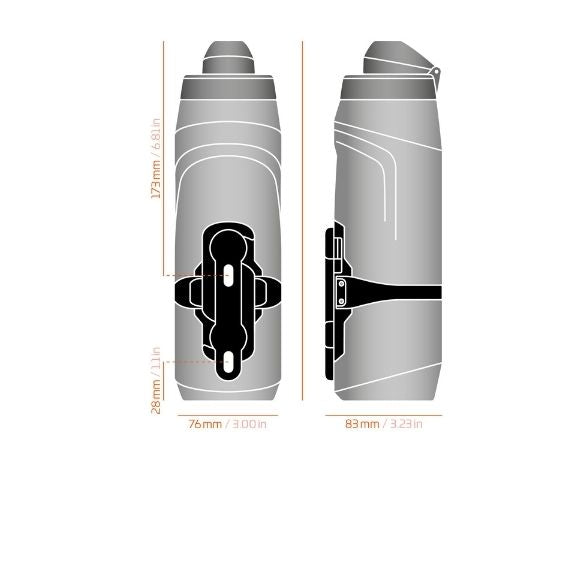 TWIST bottle 800 + bike base