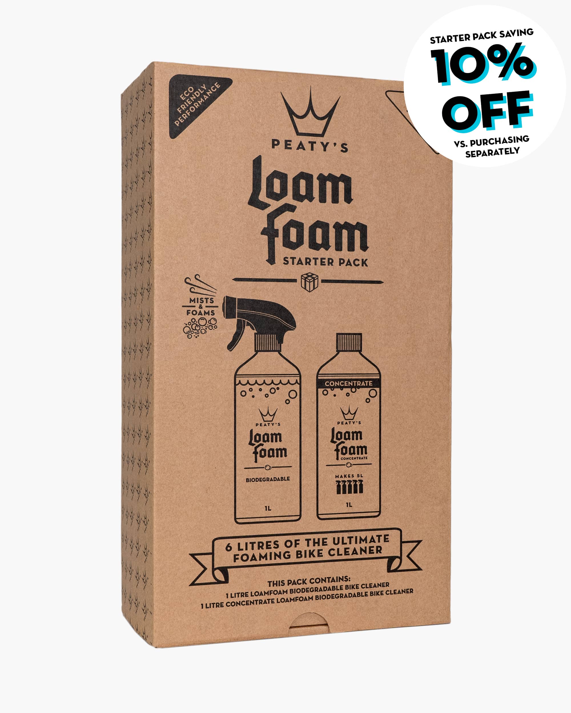 Peatys loam foam starter pack